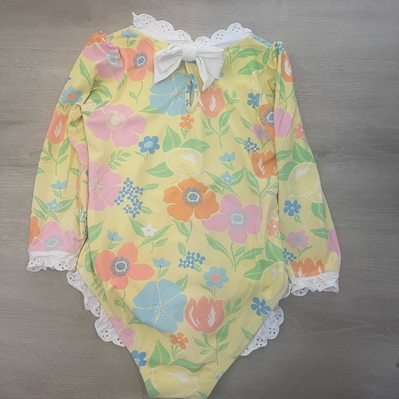 TBBC - Sarasota Surf Suit - Boca Blooms Yellow - Picture 2 of 4